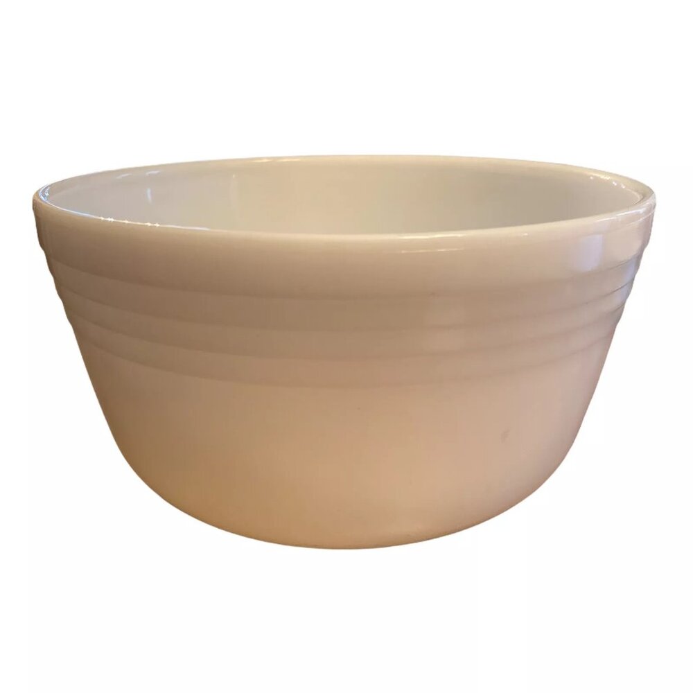 Vintage Pyrex Opal White 22 Mixing Nesting Bowl Milk Glass (P)